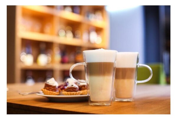 Szklanka z podwójną ścianką Vialli Design Amo Latte, 320 ml