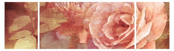 Obraz róż (170x50 cm)