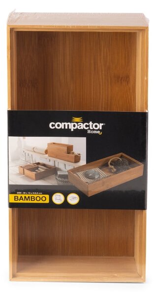 Pojemnik bambusowy Compactor, 22,5x15x6,35 cm