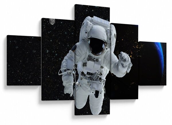 Obraz - Astronauta w kosmosie (125x70 cm)