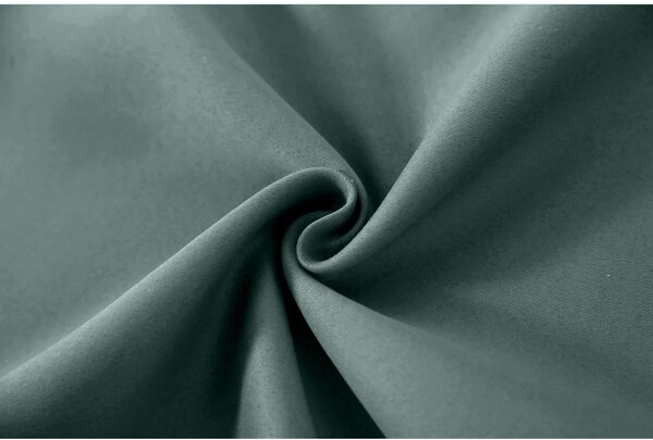 Turkusowa zasłona OXFORD 140x250 cm Zawieszanie: Taśma z wiązaniami
