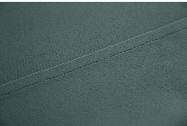 Turkusowa zasłona OXFORD 140x250 cm Zawieszanie: Taśma z wiązaniami