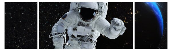 Obraz - Astronauta w kosmosie (170x50 cm)