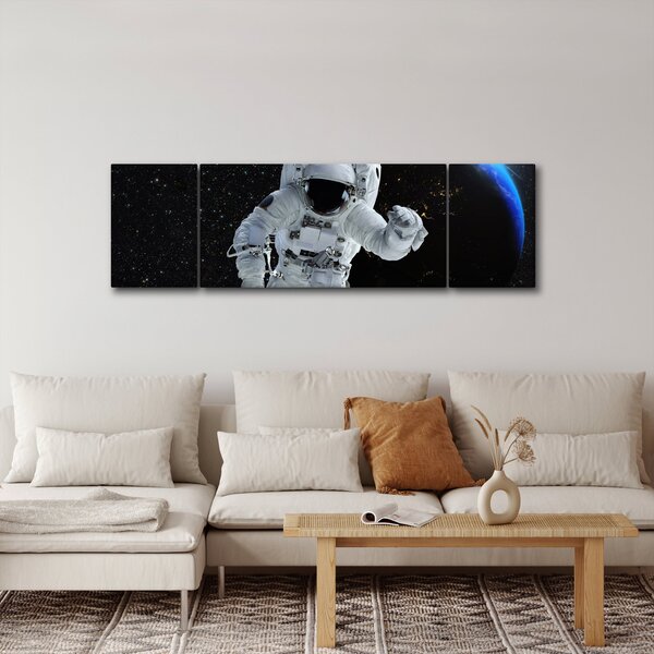 Obraz - Astronauta w kosmosie (170x50 cm)