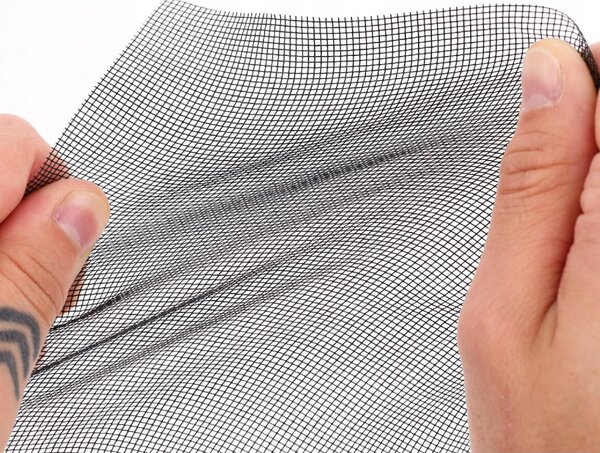 Moskitiera na okno Siatka PREMIUM 130x150 WŁÓKNO SZKLANE RZEP 5,6m z KLEJEM