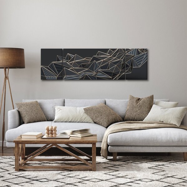 Obraz abstrakcji (170x50 cm)