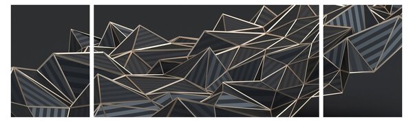 Obraz abstrakcji (170x50 cm)