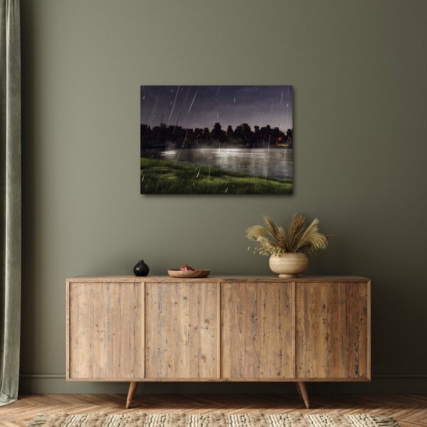 Obraz - Deszczowy wieczór (70x50 cm)