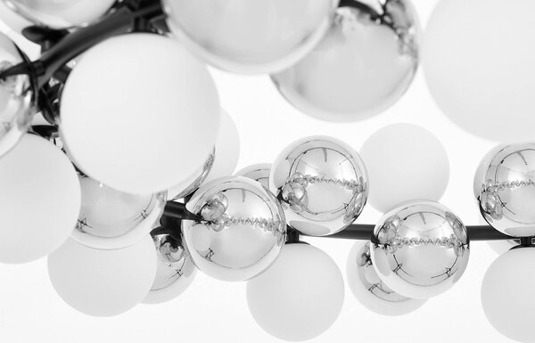 NOWOCZESNA LAMPA WISZĄCA CZARNA SAONA W60
