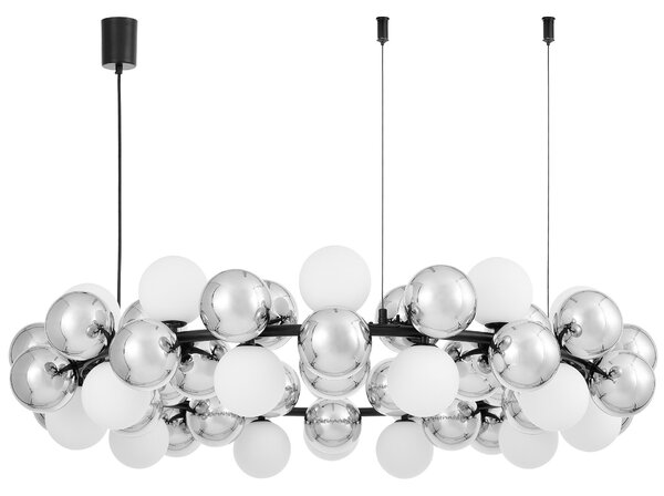 NOWOCZESNA LAMPA WISZĄCA CZARNA SAONA W60