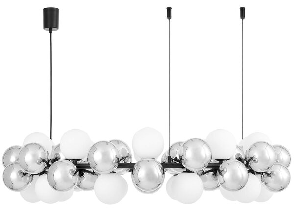 NOWOCZESNA LAMPA WISZĄCA CZARNA SAONA W60