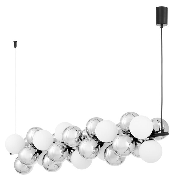 NOWOCZESNA LAMPA WISZĄCA CZARNA SAONA W27