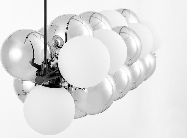 NOWOCZESNA LAMPA WISZĄCA CZARNA SAONA W27
