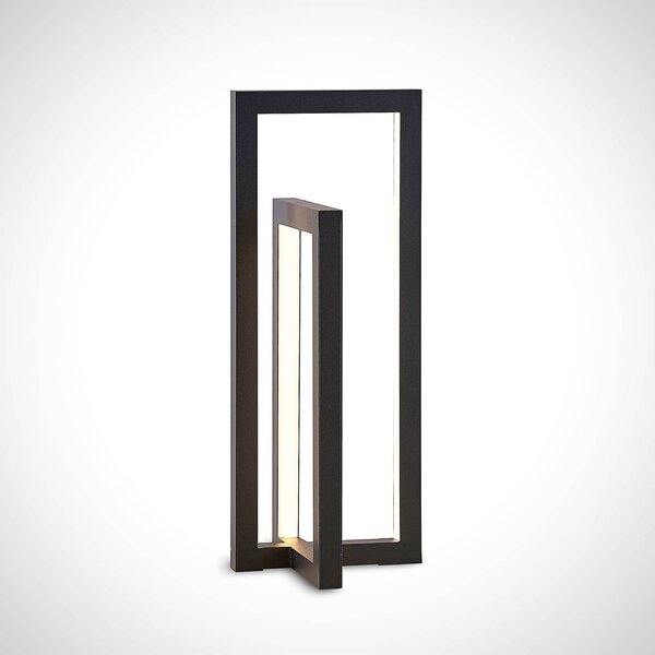 Lampa stołowa LED Hylda Lucande, możliwość ściemniania, czarny, salon / jadalnia, aluminium, nowoczesny