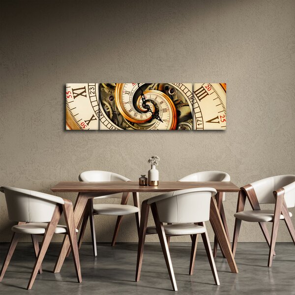 Obraz zegara (170x50 cm)