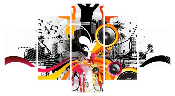 Obraz - Muzyka (125x70 cm)