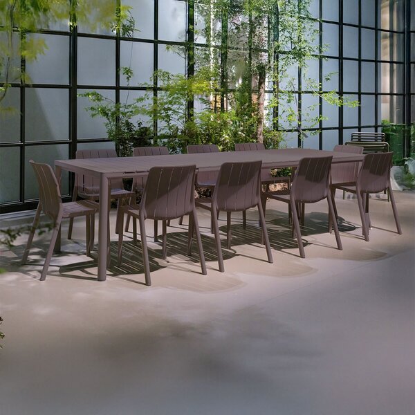 Zestaw ogrodowy TIBERINA BISTROT/TEVERE 210 10+1 Terra - Nardi