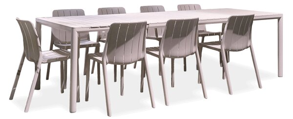 Zestaw ogrodowy TIBERINA BISTROT/TEVERE 210 8+1 Corda - Nardi