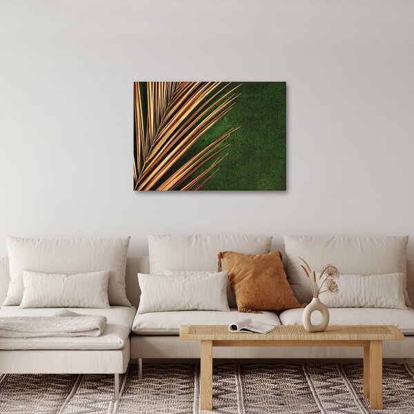 Obraz z liściem (70x50 cm)