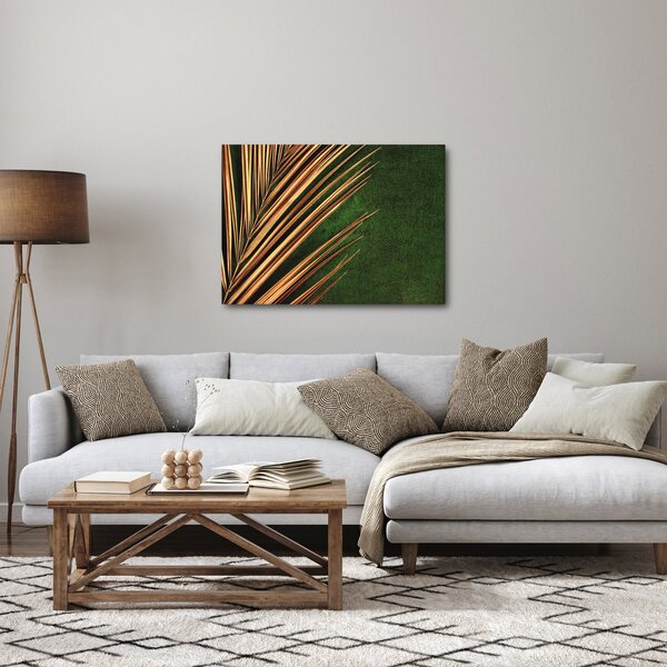 Obraz z liściem (70x50 cm)