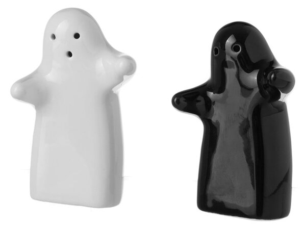 Solniczka i pieprzniczka ze stojakiem Ghosts – Casa Selección