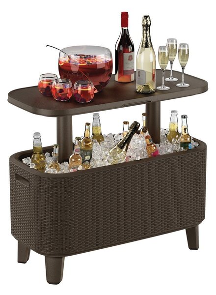 Stolik ogrodowy z pojemnikiem na lód 83.5x40.5 cm Bevy – Keter