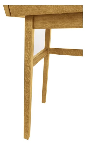 Biurko w dekorze dębu z sekretarzykiem 44x115 cm Carteret – Woodman