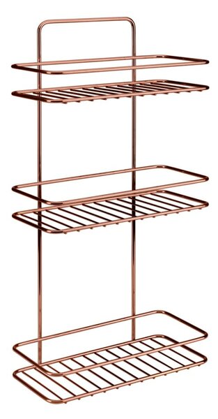 3-poziomowa półka łazienkowa Metaltex Copper