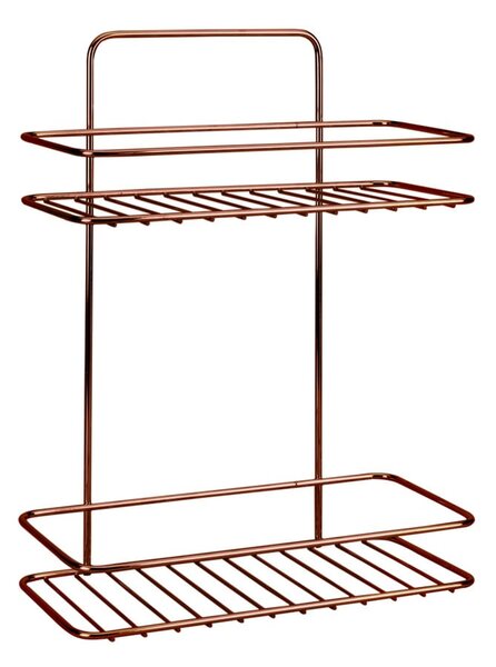 2-poziomowa półka łazienkowa Metaltex Copper