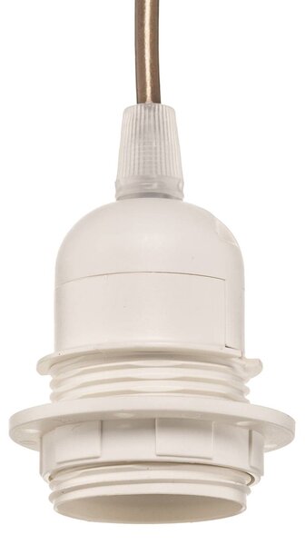 Lampa wisząca Devon Duolla, możliwość ściemniania, brązowy / rdzawy, salon / jadalnia, tkanina / materiał / jedwab, nowoczesny