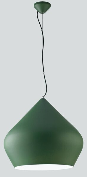 Luce Ambiente Design Lampa wisząca Tholos, możliwość ściemniania, zielony, salon / jadalnia, metal, nowoczesny