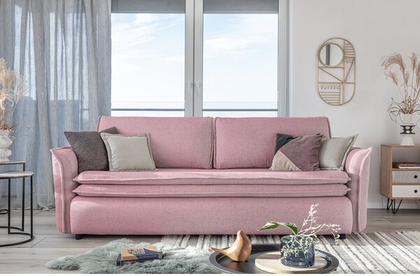 Różowa rozkładana sofa Miuform Charming Charlie