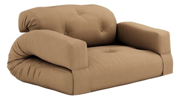 Sofa rozkładana z brązowym obiciem Karup Design Hippo Mocca