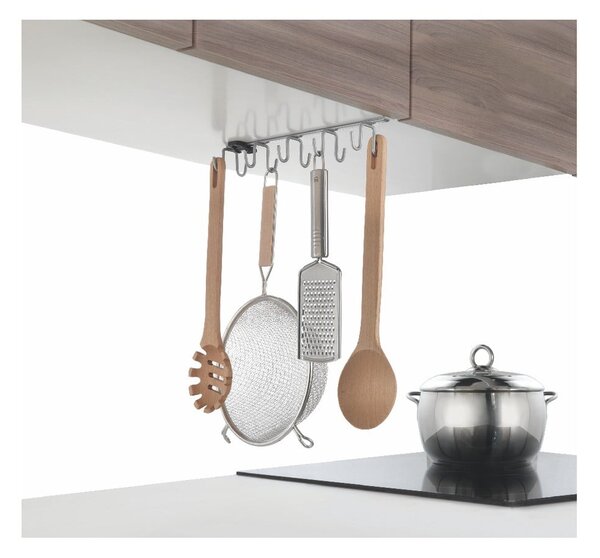 Uchwyt pod półkę na przybory kuchenne Metaltex, dł. 8 cm
