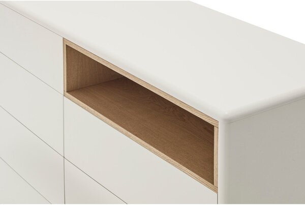 Kremowa komoda 120x90x40 cm Corvo – Teulat