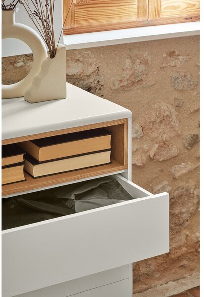 Kremowa komoda 120x90x40 cm Corvo – Teulat