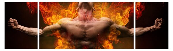 Obraz - Męska moc (170x50 cm)