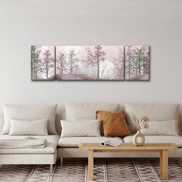 Obraz lasu (170x50 cm)