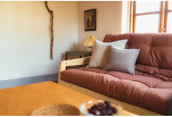 Pomarańczowa rozkładana sofa 204 cm Grab – Karup Design