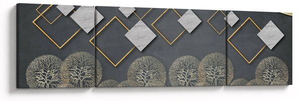 Obraz abstrakcji (170x50 cm)
