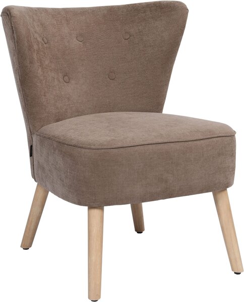 Nowoczesny fotel w kolorze taupe