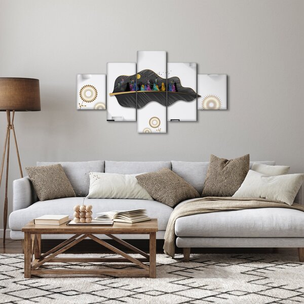 Obraz abstrakcji (125x70 cm)