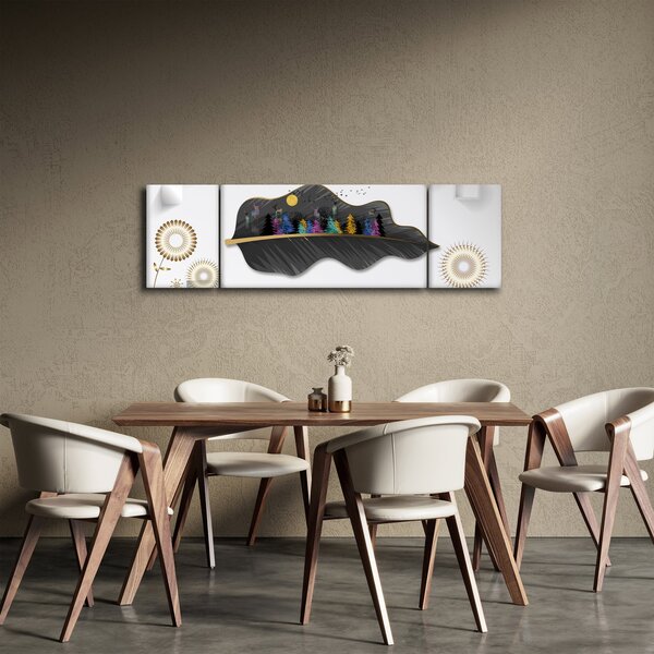 Obraz abstrakcji (170x50 cm)