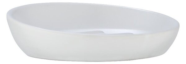 Biała ceramiczna mydelniczka Wenko Badi