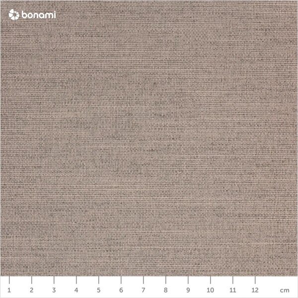 Beżowe tapicerowane łóżko dwuosobowe ze schowkiem ze stelażem 140x200 cm Lotte – Meise Möbel