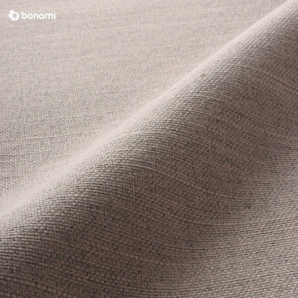 Beżowe tapicerowane łóżko dwuosobowe ze schowkiem ze stelażem 140x200 cm Lotte – Meise Möbel