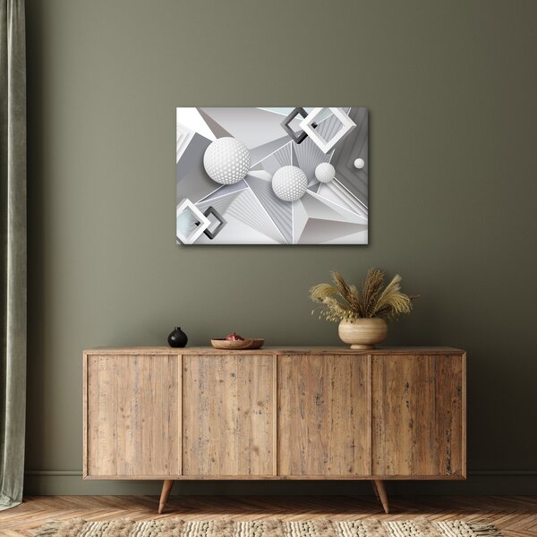 Geometryczny abstrakcyjny obraz (70x50 cm)