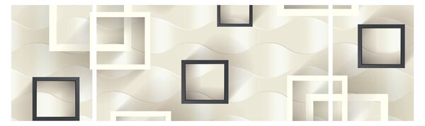 Geometryczny abstrakcyjny obraz (170x50 cm)