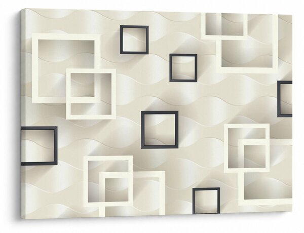 Geometryczny abstrakcyjny obraz (70x50 cm)