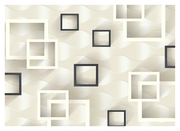 Geometryczny abstrakcyjny obraz (70x50 cm)